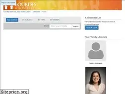 Sites similar to libguides.lourdes.edu