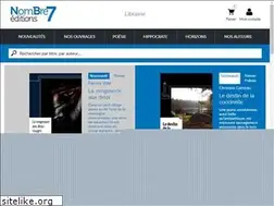 Sites similar to librairie.nombre7.fr