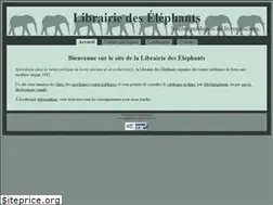 Sites similar to librairiedeselephants.com