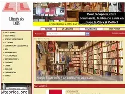 Sites similar to librairiedeslois.com