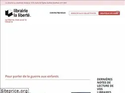 Sites similar to librairielaliberte.com
