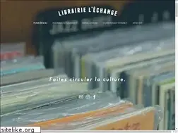 Sites similar to librairielechange.com
