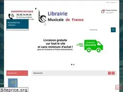 Sites similar to librairiemusicaledefrance.com