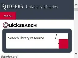 Sites similar to libraries.rutgers.edu