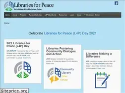 Sites similar to librariesforpeace.org