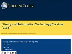 Sites similar to library.allegheny.edu
