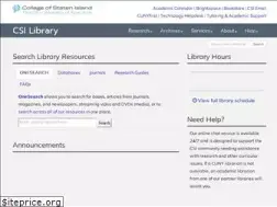 Sites similar to library.csi.cuny.edu