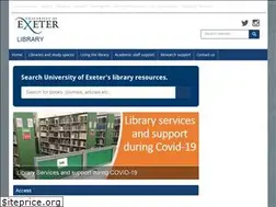 Sites similar to library.exeter.ac.uk