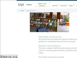 Sites similar to library.ias.edu