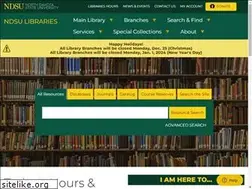 Sites similar to library.ndsu.edu