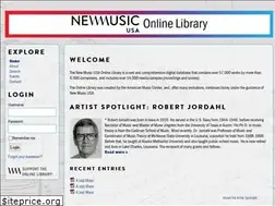 Sites similar to library.newmusicusa.org