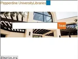 Sites similar to library.pepperdine.edu