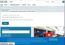 Sites similar to library.ucar.edu