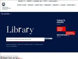 Sites similar to library.uow.edu.au