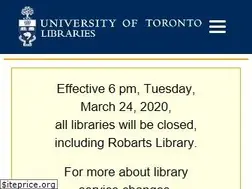 Sites similar to library.utoronto.ca