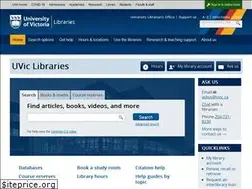 Sites similar to library.uvic.ca