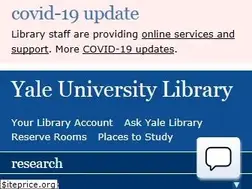 Sites similar to library.yale.edu