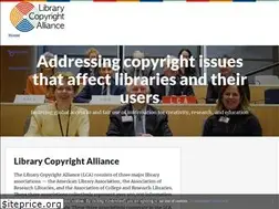Sites similar to librarycopyrightalliance.org