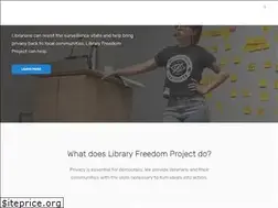 Sites similar to libraryfreedomproject.org