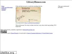 Sites similar to libraryhumor.com