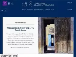 Sites similar to libraryofarabicliterature.org