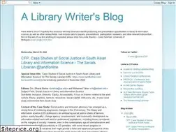 Sites similar to librarywriting.blogspot.com