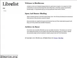 Sites similar to librelist.com