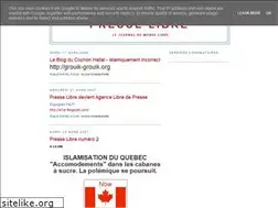 Sites similar to librepresse.blogspot.com