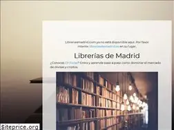 Sites similar to libreriasmadrid.com