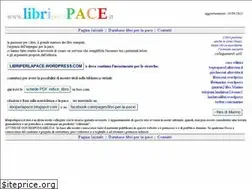 Sites similar to libriperlapace.it