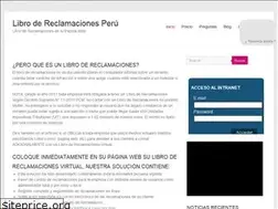 Sites similar to librodereclamacionesperu.com