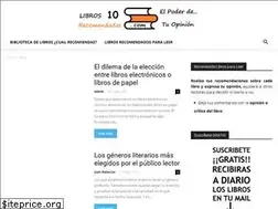 Sites similar to librosrecomendados10.com