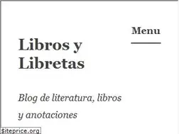 Sites similar to librosylibretas.com