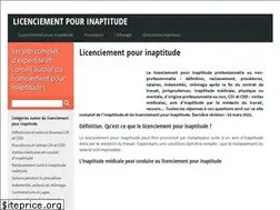 Sites similar to licenciementpourinaptitude.fr