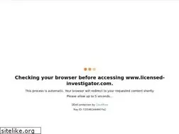 Sites similar to licensed-investigator.com