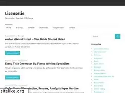 Sites similar to licenselie.com