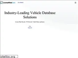 Sites similar to licenseplatedata.com