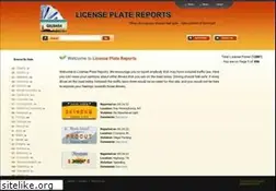 Sites similar to licenseplatereports.com