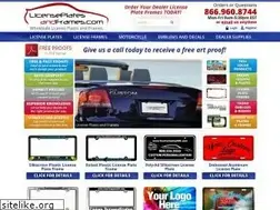 Sites similar to licenseplatesandframes.com
