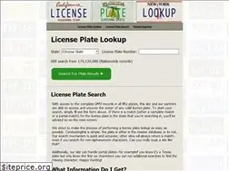 Sites similar to licenseplateslookup.com