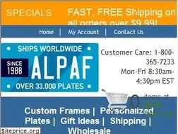 Sites similar to licenseplatesonline.com