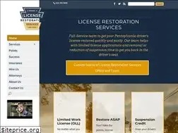 Sites similar to licenserestoration.com