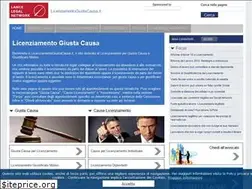 Sites similar to licenziamentogiustacausa.it