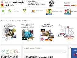 Sites similar to liceoarchimede.edu.it