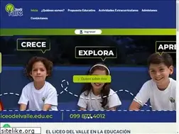 Sites similar to liceodelvalle.edu.ec