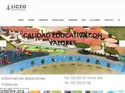 Sites similar to liceodelvalledetoluca.edu.mx