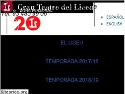 Sites similar to liceubarcelona.cat