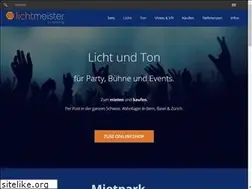 Sites similar to lichtmeister.ch