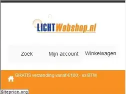 Sites similar to lichtwebshop.nl