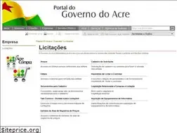 Sites similar to licitacao.ac.gov.br
